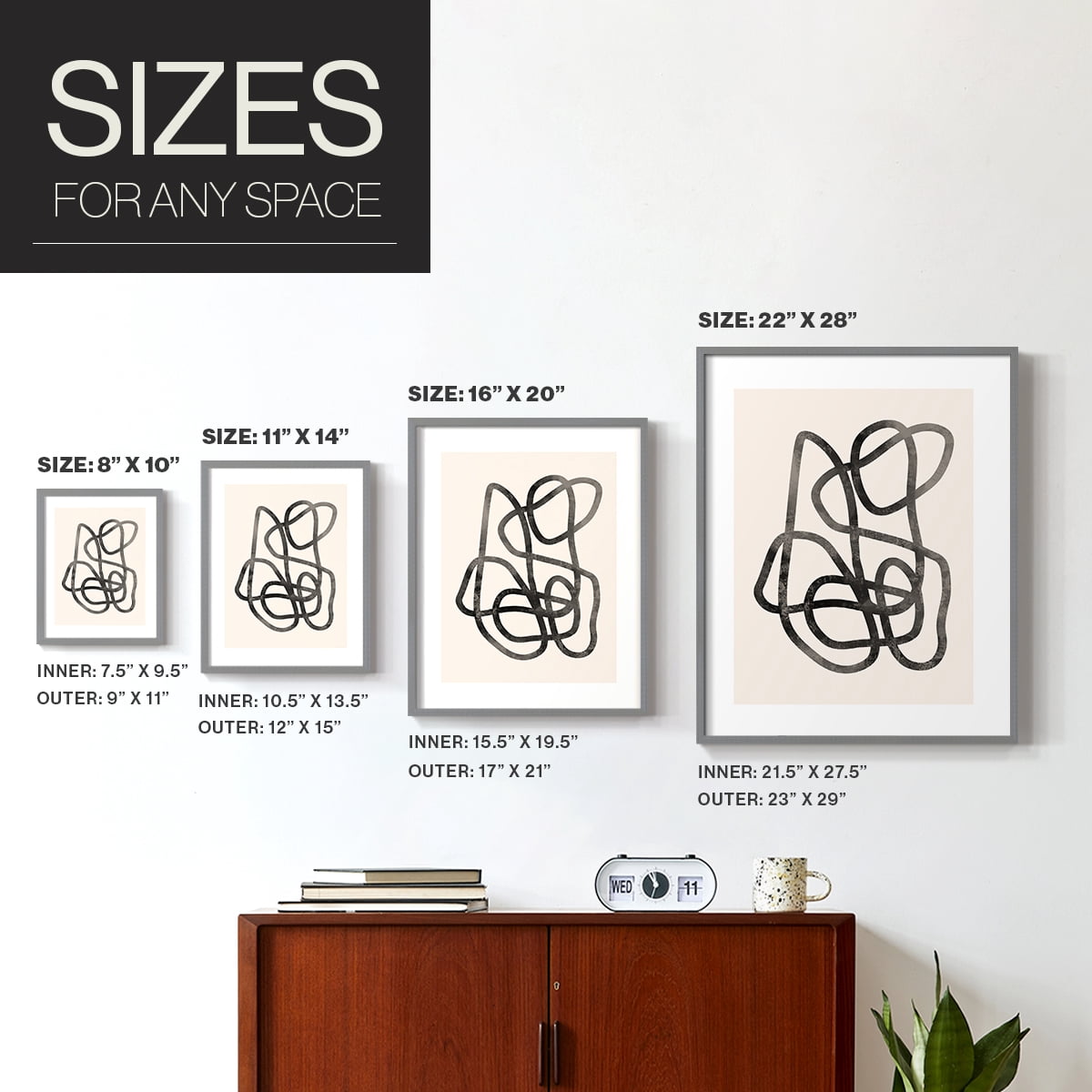 Matisse CCXXV in Solid Wood 8 x 10 Framed Print