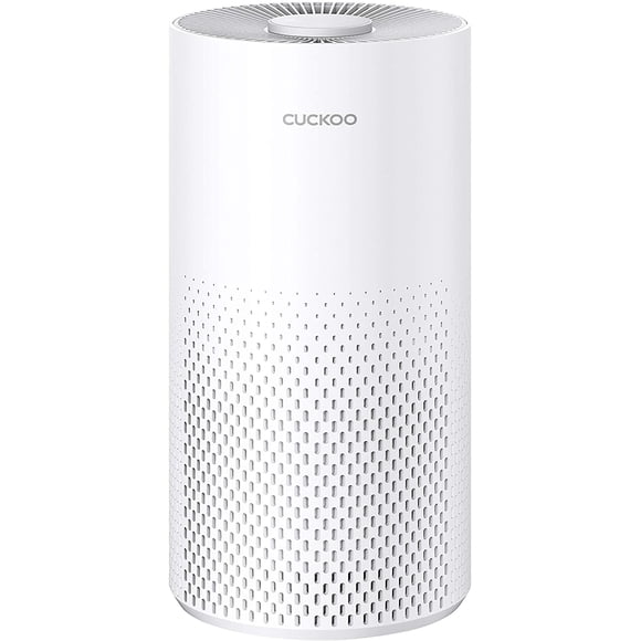 CUCKOO 3-Stage Air Purifier with H13 True HEPA Filter, Small Room Console, White, 192 Sq ft Coverage, CAC-I0510FW