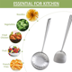 thumbnail image 4 of Juego de utensilios de cocina Wok de acero inoxidable - Herramientas de cocina Wok resistentes al calor, 4 of 5