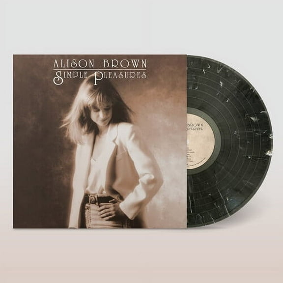 Alison Brown - Simple Pleasures (Remixed and Remastered) Black & White Swirl - Music & Performance - Vinyl