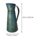 thumbnail image 2 of 1 UNID HOGAR Jarrón Retro Arreglo de Flores Kettle Adorno de jardinería (AZUL), 2 of 7