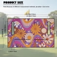 thumbnail image 7 of Uorisanigo Golf Cart Seat Covers EZGO Club Car Seat Towel Blanket with 4 Front Pockets & Non Slip Retro 70s Flower Power Seat Cushion Covers Universal Fit for 2 Person Golf Cart, 7 of 7