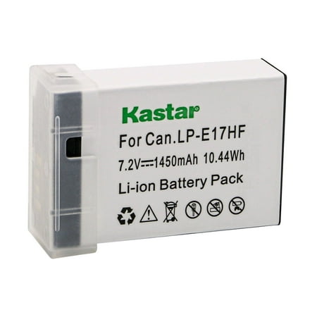 [Fully Decoded] Kastar 1-Pack LP-E17HF Battery Replacement for Canon LP-E17 LP-E17H 9967B02 Battery, LC-E17 LC-E17E Charger, Canon EOS RP EOS R8 EOS R50 EOS R100 Mirrorless Camera, BG-E18 Battery Grip