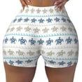 thumbnail image 2 of Picia Sea Turtle Printed Workout Shorts for Women Seamless Scrunch Butt Lifting High Waisted Yoga Gym Booty Running Moisture-wicking Short Pants-Small, 2 of 9