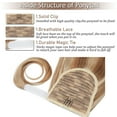 thumbnail image 5 of SEGO Clip in Hair Extensions 100% Remy Human Hair Wrap Around Ponytail Extension Thick Long Straight Black Hairpiece with Comb Magic Paste Pony Tail, 5 of 8