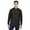 Charcoal Heather, variant on Devon & Jones Men's Pima PiquÃ© Long-Sleeve Polo - D110