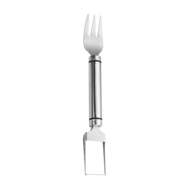 Cortador de sandía y fruta 2 en 1 de acero inoxidable; herramienta para cortar melón y uvas, ideal para la cocina