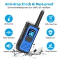 thumbnail image 2 of AWANFI Walkie Talkies for Adults 3 Pack, Rechargeable 22 Channel Two Way Long Range Walkie Talkie for Kids Girls Boys, 2 of 7
