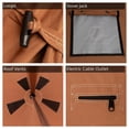 thumbnail image 5 of WHITEDUCK Regatta Canvas Bell Tent - w/StoveJack, Waterproof, 4 Season Luxury Camping and Glamping Yurt Tent Outdoor (10' (3M), Water Repellent, Sandstone Beige), 5 of 7