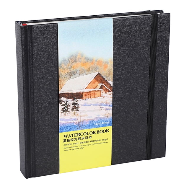 Watercolor Book, Acid Free Paper Watercolor Block Absorbent For Mixed Wet Dry Media