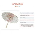 thumbnail image 3 of Popvcly Oil Paper Umbrella Mini Hand-painted Mall Ceiling Decoration Umbrellas Straight Pole Ancient Style Crafts Performance Props Dance Umbrella, 3 of 15