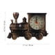 thumbnail image 5 of WORGEOUS Reloj despertador de tren Reloj despertador de estilo retro de lujo Novedad Reloj de escritorio de mesa único, 5 of 7