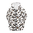 thumbnail image 5 of DISNIMO Dachshund Hoodies for Girls Paw Print Hoodie Kids Boys Hoodies with Zip Hoodie Sweatshirt Girls Hooded Sweatshirts Zip Up Boys Hoodie Jackets Size 11-13 Jacket Teen Girl Streetwear Hoodie, 5 of 7