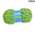 thumbnail image 1 of Granjero Gordo 2 madejas de hilo de pelo súper suave, grueso y esponjoso, hilo de pelo sintético suave para tejer a crochet, longitud total 2 × 30 m (2 × 33 yardas, 50 g × 2), verde hierba, 1 of 3