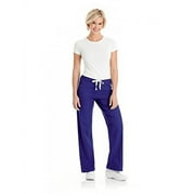 Landau Women's 9502 Urbane Relaxed Drawstring Pant Grape XS Petite
