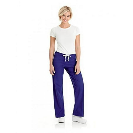 Landau Women's 9502 Urbane Relaxed Drawstring Pant Grape XS Petite