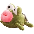 thumbnail image 1 of Frog Keychain Key Rings Keychains for Women Plush Frog Pendant Keyring Key Chain Cute Key Chain Rings Plush Pendant Plush Animal Keychain Plush Key, 1 of 5