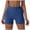 Dark Blue, variant on felwors High Waisted Biker Shorts Women-5" Tummy Control Fitness Athletic Workout Running Yoga Shorts (Black, XL)