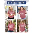 thumbnail image 7 of XCHQRTI Nope Not Today Womens Graphic Shirt Inspirational Plus Size Tees Short Sleeve Summer Casual Tops, 7 of 7