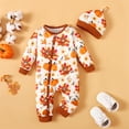 thumbnail image 4 of Futezty Toddler Boys Girls Clothes Fall Winter Outfit Sets, Baby Outfits Long Sleeve Round Neck Animal Elastic Waist 6M 1T 2T 3T 4T 5T 3PCS Thanksgiving, 4 of 9