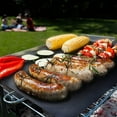 thumbnail image 4 of Kripyery BBQ Mat Oven Liner Heavy Duty Reusable Stovetop Protector Heat Resistant Gas Toaster Microwave Drip Liner Non-Stick Grill Baking Mat, 4 of 8