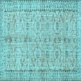 thumbnail image 1 of Ahgly Company Indoor Square Persian Light Blue Traditional Area Rugs, 6' Square, 1 of 4