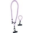 thumbnail image 1 of ORUYROP 2 Packs Porte-Clés Lanière de Téléphone Réglable Sangle de Cou et Sangle de Poignet avec Patchs pour Téléphone Intelligent, 1 of 3