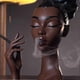 thumbnail image 2 of Headscents-head Incense Burner Black Woman,incense Holder Black Women, Face Head Scents Room Waterfall Decor, Cool Stuff For Your Room, Home Decor Gif, 2 of 5