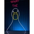 thumbnail image 4 of Glowneon What The Duck Neon Signs, Animal Wall Decor, Duck Lover Gift, 4 of 4