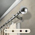 thumbnail image 3 of InStyleDesign Tegan Adjustable Curtain Rod 13/16 inch dia. Cocoa 48-84 inch Brown Finish, 3 of 5