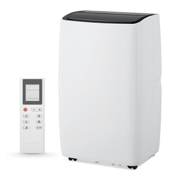 CazToi 12,000 BTU Portable Air Conditioner Up to 550 Sq.Ft with Wheels/Remote Control/Window Kit