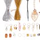 thumbnail image 2 of Clips para anillos de trenza para el cabello, anillo para rastas de pelo, accesorios para anillos para el cabello trenzados de Metal, joyería para el cabello con rastas, funcionalidad versátil, 2 of 8