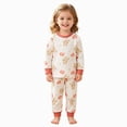 thumbnail image 3 of masbird Toddler Girls Boys Pajamas Cotton Kids Cute Graphic 2 Piece Cute Graphic Pjs Fall Winter Sleepwear Clothes Sets 6-24 Months 2t 3t 4t 5t 6t 7t 8t 9t Children(Pink,2-3 Y), 3 of 9