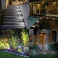 thumbnail image 6 of 8 Packs Solar Ground Lights, Disk Lights Garden Waterproof In-Ground Outdoor Landscape Lighting for Lawn, Pathway, Yard, Driveway, Step and Walkway (White), 6 of 7