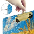 thumbnail image 4 of 12.5x9 Inch Acrylic Clipboard with Metal Clip – Single-Sided Print & Retractable Hook，Wildflowers, 4 of 8