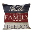 thumbnail image 2 of 4th of July PALIFEUR Pillow Covers, Indeoendence Day Throw Pillow Covers, 18 x 18 Inch Patriots Pillow Cover for Sofa Bedroom Coffice, Decorative Pillow Case, 2 of 6