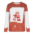 thumbnail image 4 of Sudaderas de Cuello Redondo de Navidad Para Mujer Moda Casual Impreso Blusa de Manga Larga Tops Con Capucha Odeerbi ODB194431, 4 of 5