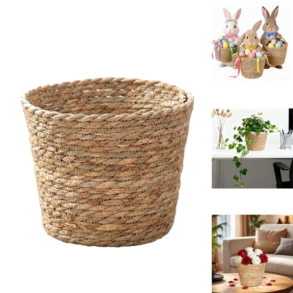 Hanging Planter Woven Baskets For Storage Basket Easter Natural Wicker Storage Basket