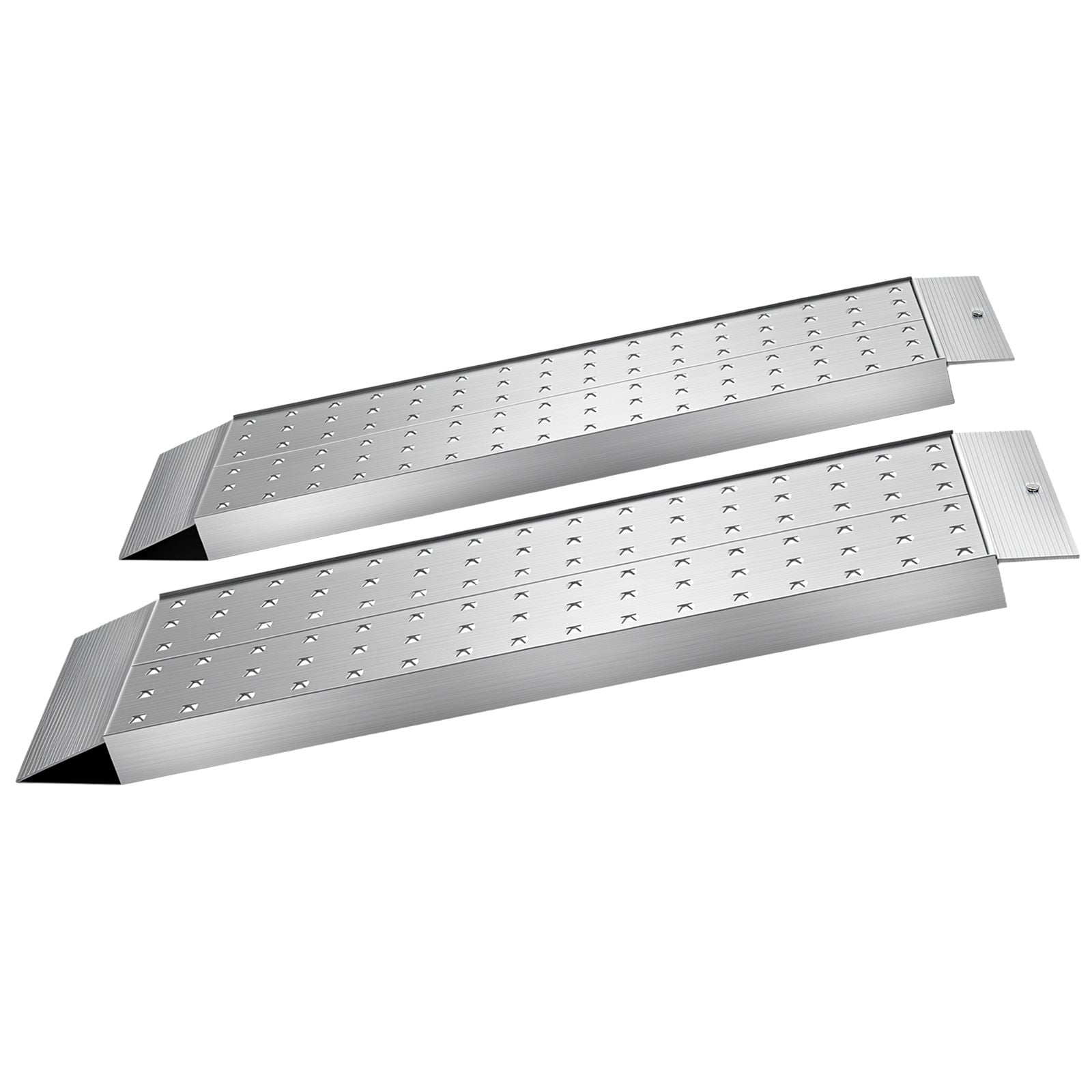 Aluminum Trailer Ramps, 2PCS 39 x 12 in, Heavy-Duty ATV Ramp Set with Anti-Slip Plates, 3000LBS Combined Capacity Loading Ramps for Motorcycles, Lawn Mowers, Farm Tractors, Carts