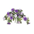 thumbnail image 4 of Flores artificiales de gloria de la mañana, planta falsa para jardín, interior, con para inauguración de la casa, exterior, jardín, Púrpura, 4 of 8