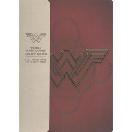 Wonder Woman 2018 Weekly Note Planner