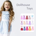 thumbnail image 5 of Total 114Pcs 16 Pack Clothes Party Gown Outfits Dolls 98Pcs Dolls Accessories Shoes Bags Necklace Mirror Hanger Tableware, 5 of 8
