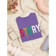 thumbnail image 3 of New Story Colorful  Shaped T-Shirt Women -Image by Shutterstock, Female x-Large, 3 of 4