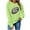 #0510-Green, variant on Uootdi Game Day Sweatshirt Football Long Sleeve Shirts for Women Game Day Outfits Gift Football Fan Game Day Shirt Casual Tops