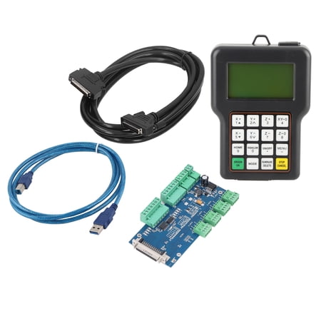 Fyearfly Engraving Machine Controller, DSP 0501 3 Axis engraver Controller CNC DSP Remote Hand Control Supports High Microstepping for CNC Engraving Machine Milling Machine