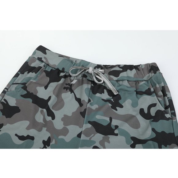 Women Camouflage Print Pants Women Sports Casual Pants