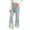 Multicolour, variant on MuXiKeJi Clothes Baggy Jeans for Cute Print Elastic Waist Wide Leg Flared Denim Pants Regular Fit Long Casual Bottoms Girls Denim Jeans