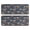 Highland Cow and Flower Print, variant on Highland Cow and Hat Print Anti Fatigue Kitchen Rugs Set Of 2, Non Slip Washable Decorative Floor Mats for Sink Laundry and Home Use, 17"x47"
