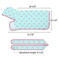 thumbnail image 3 of HDE Dog Bathrobe Drying Towel with Hood for Large Dogs Flamingos XL, 3 of 7