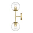 Light Society Zeno Globe 2Light Wall Sconce